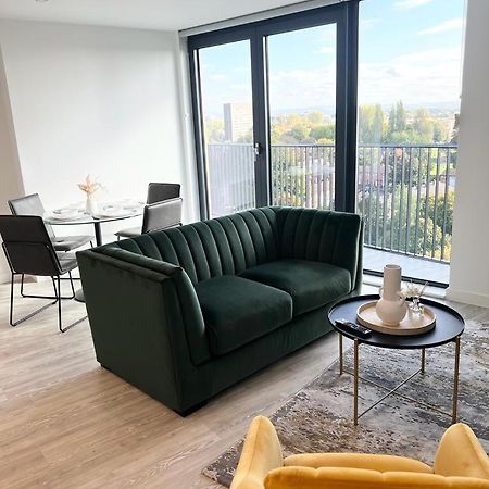 Luxury 2 Bed Apt With City View Манчестер Экстерьер фото